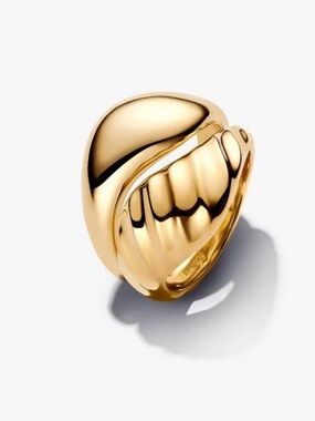 PANDORA -  Stackable Gold Plated Rings